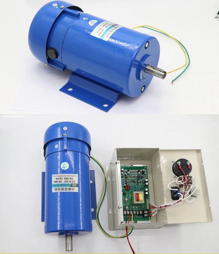 220V 1200W High Power Brushless DC Permanent Magnet Motor Adjustable Speed and Direction for High-Speed Applications