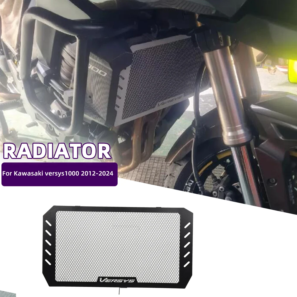 

For KAWASAKI Versys1000 Versys 1000 2012-2024 2023 2022 Radiator Grille Cover Guard Protection Grill Motorcycle Accessories