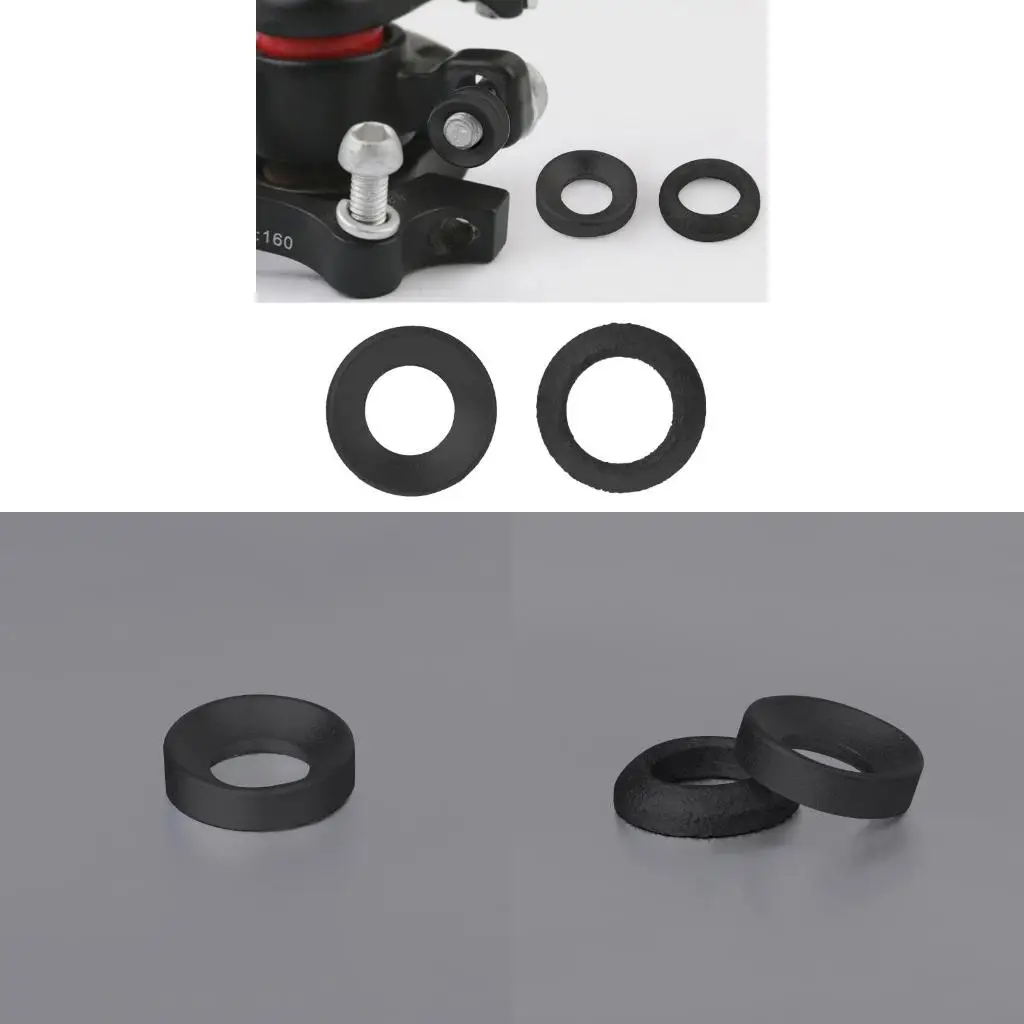 Q39E Bike Brake Spacer Brake Bolts Spacer MTB Bike Convex Concave Washers Rings Mountain Bike Concave‑Convex Spacer