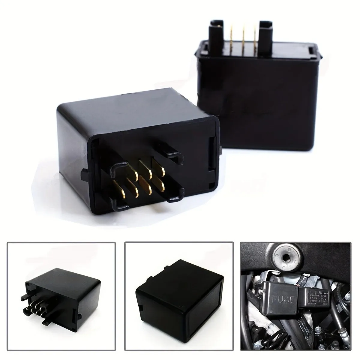 1PCS 7 Pin LED Flasher Relay For Suzuki GSXR SV Light Turn Signal Flash Controller