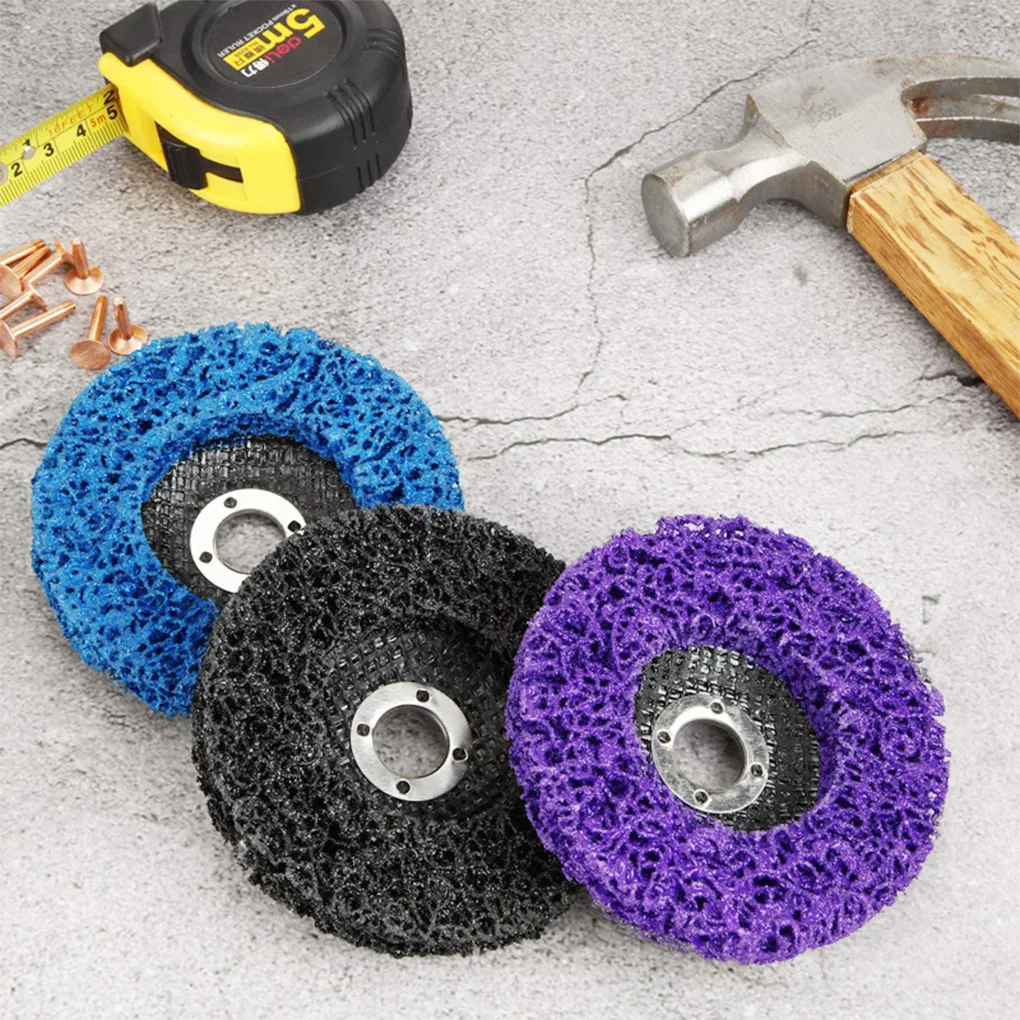 1pcs 100-125mm Poly Strip Disc Abrasive Wheel Paint Rust Remover Clean Grinding Wheels for Motorcycles Durable Angle Grinder Car