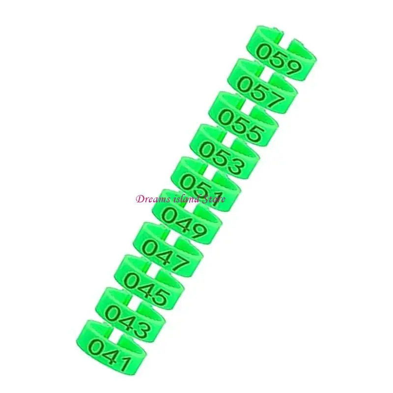 Identificação reutilizável 100pcs