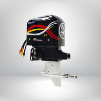 TFL Mini Scale Outboard Stern Engine Drive System B54217 with F450-B KV3000 Motor/Propeller/Shaft/Hatch