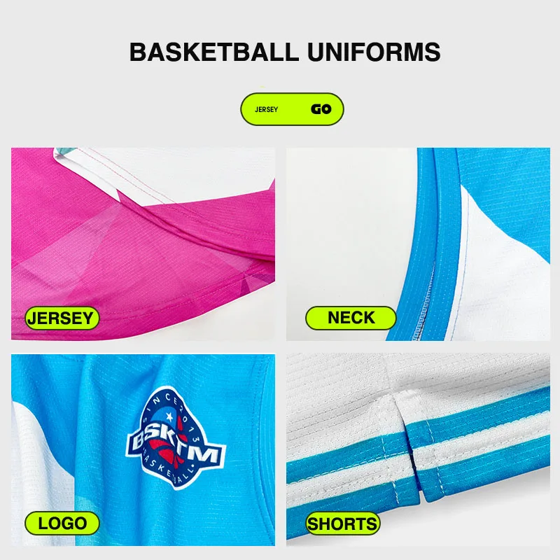 Basketball Sets For Men Customizable Hot Press Printed Team Name Number Logo Printed Jerseys Shorts Quick Dry Training Uniforms