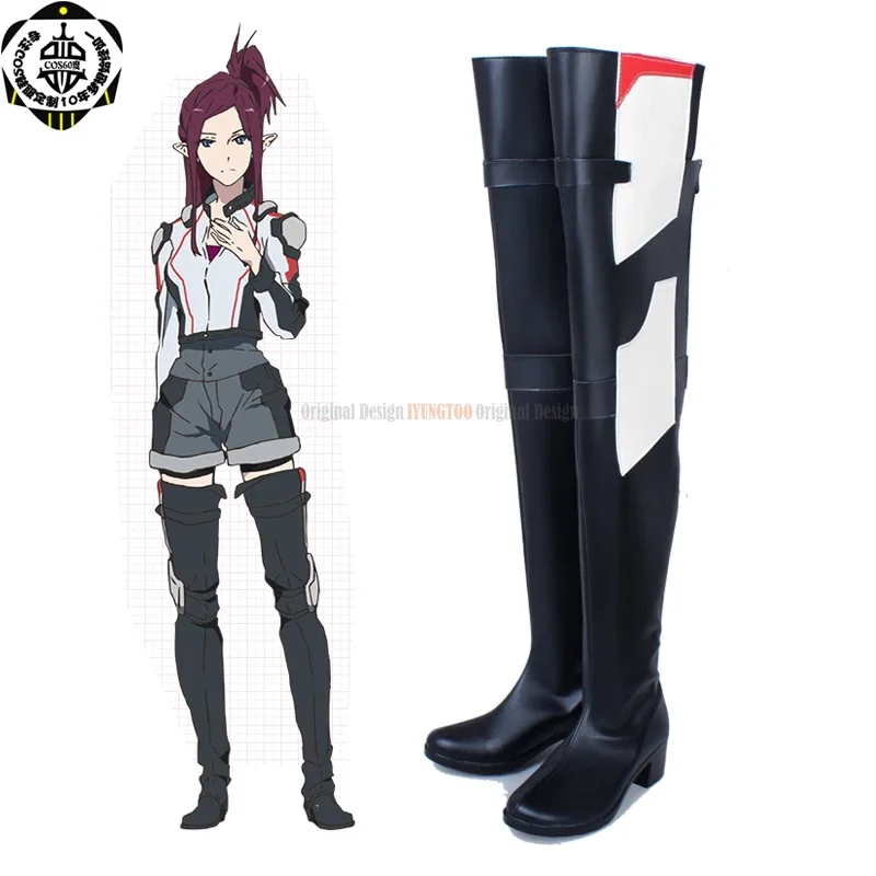 

The Super Dimension Fortress Macross Mirage Farina Jenius Anime Characters Shoe Cosplay Shoes Boots Party Costume Prop