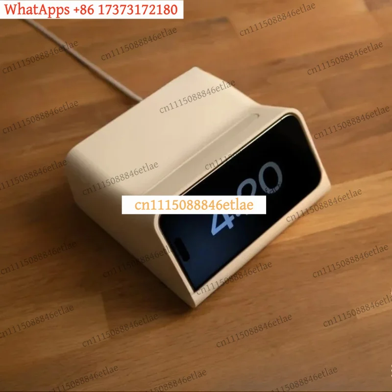 Wireless Charging Stand Desktop Phone Holder Qi Fast Charger Dock Station Modern Minimalist Home Office Decor Universal Model