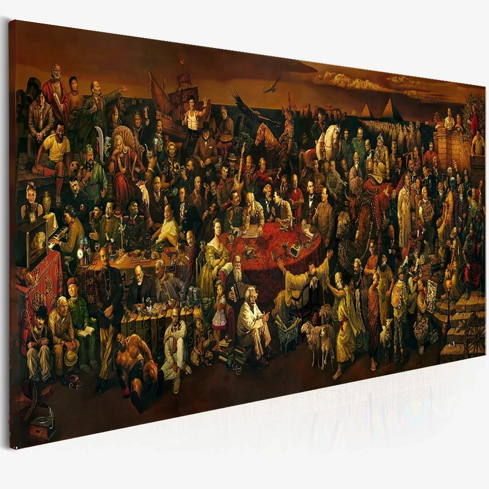 

5D Large Size Diamond Painting Famous People Painting Discussing The Divine Comedy With Dante DIY Mosaic Diamond Embroidery