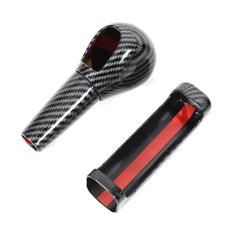 For Smart 453 Fortwo Forfour 16-21 Car Gear Head Cover Gear Handle Handbrake Shell  Decorative Stickers Interior Car Accessories view 6