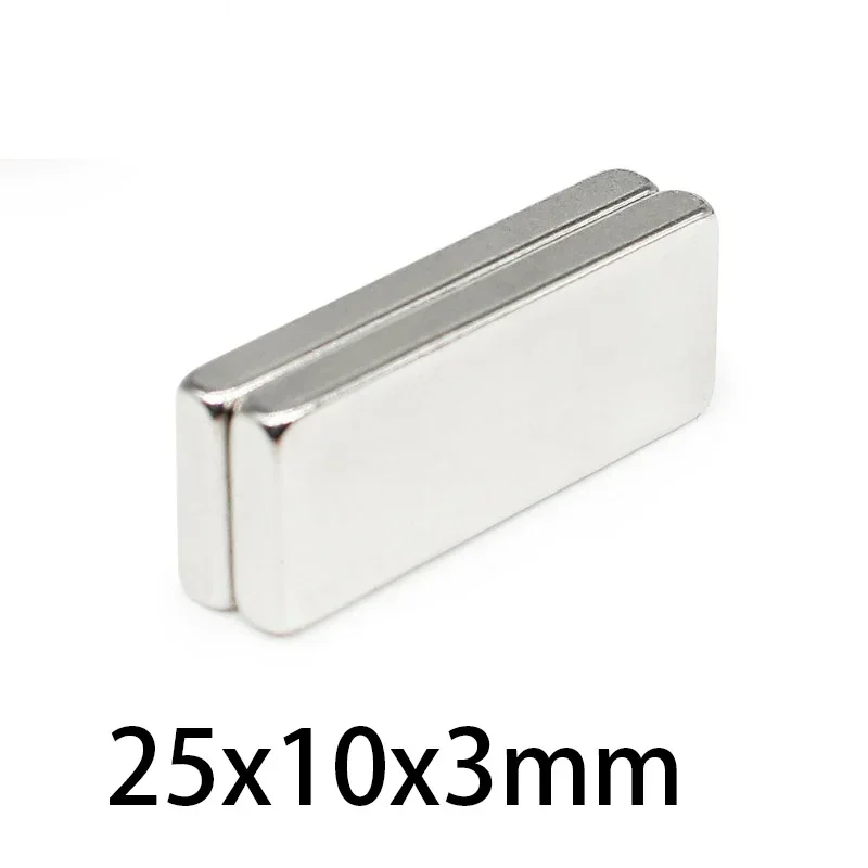 N52 30x15x3 25x10x3 25x15x3 30x13.6x3 Standard  Magnecit Square Neodymium Scooter Bar Block Strong Magnets Motor Generator