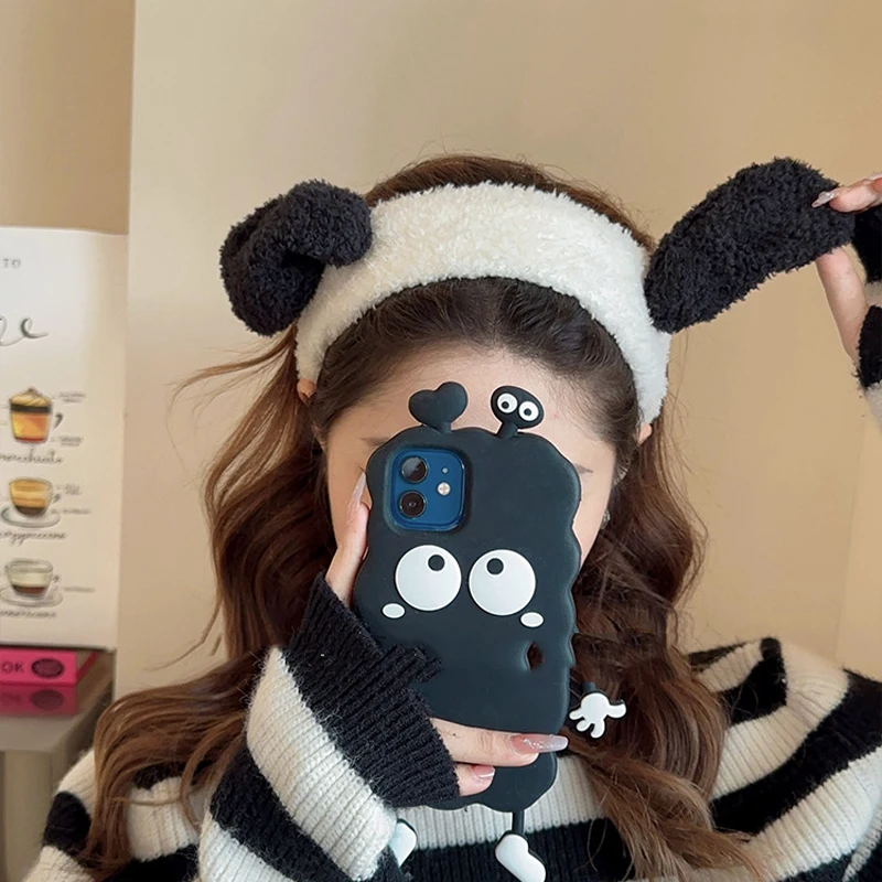 

Internet celebrity panda ears special hairband for washing and washing the face, simple and versatile, wide-brimmed headband for