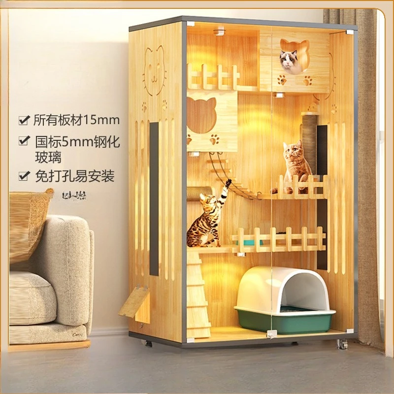 Cat Villa Home, Wooden House Villa