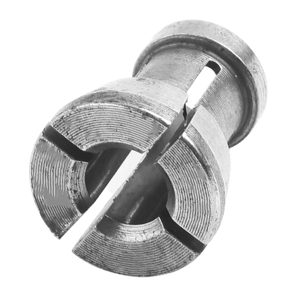 M17 6/6.35/8mm Collet C-huck Adapter With Nut En-graving Trimming Machine Router Home Wood Work Power Tool Replacem Accessories