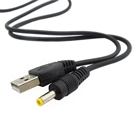 80cm 5V 1A USB To DC Power Charging Cable Charge Cord For PSP 1000 2000 3000 4.0x1.7mm Plug USB Charging Cable