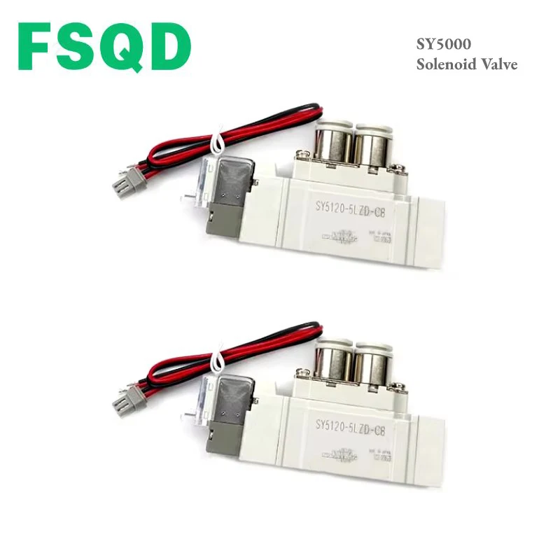 SY5120 SY5220 SY5320 SY5420 SY5520-3LZD 4LZD 5LZD 6LZD 3LZE 4LZE 5LZE-C4 C6 C8 válvula solenoide SY5000