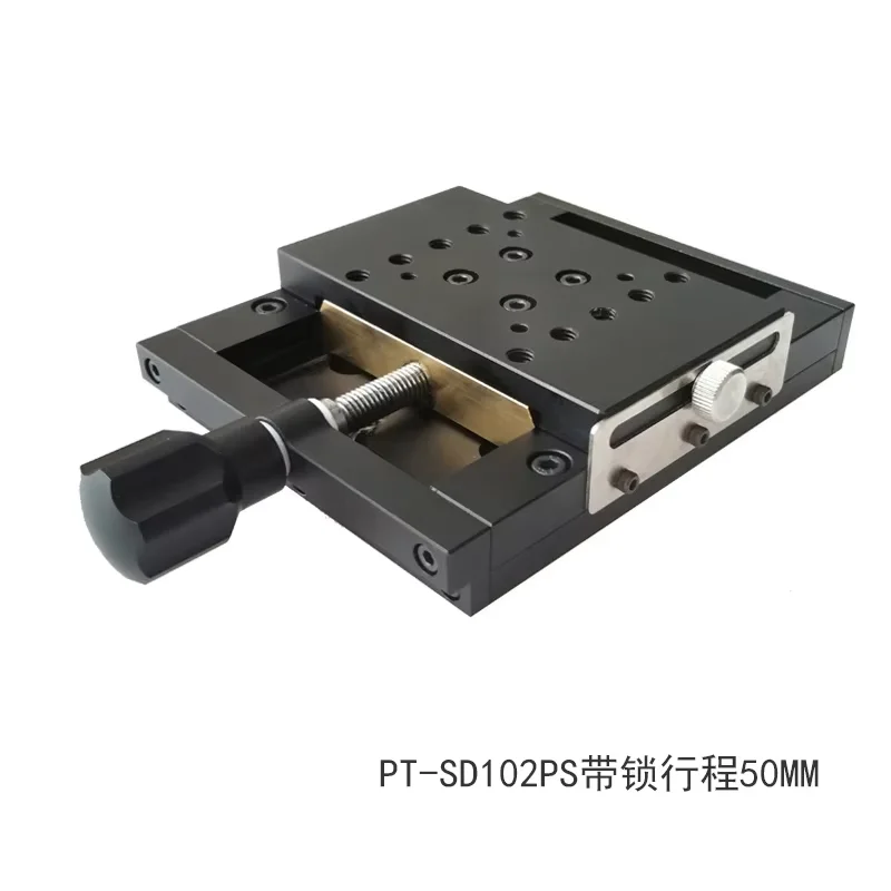 PT-SD408 Z-axis Manual Lab Jack,High Precise Optical Sliding Elevator,XYZLifting Platform,60mm Travel with Ruler