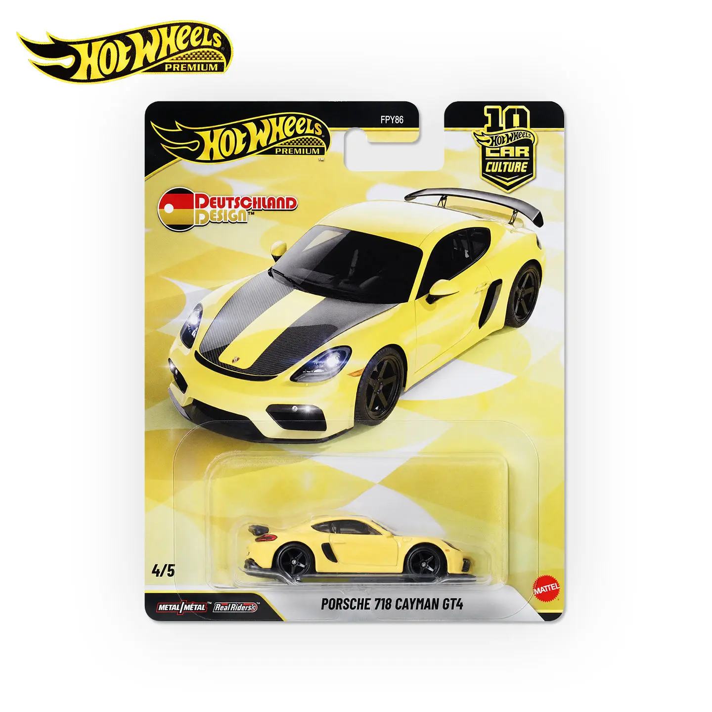Hot Wheels Premium Car Culture Deutschland Design Porsche BMW AUDI BENZ 1:64 Diecast Alloy Car Model Collectible Vehicle Toy