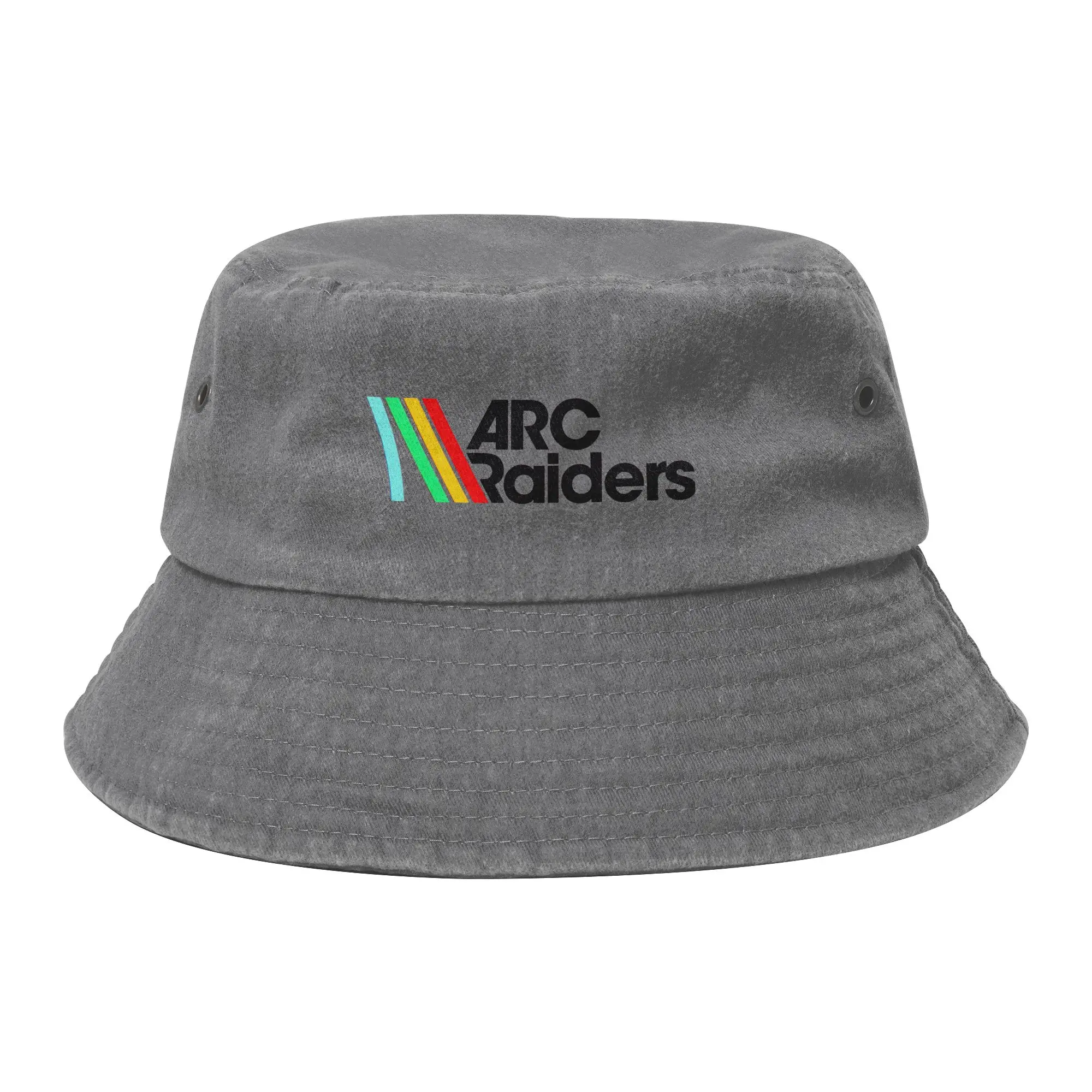 Vocation Logo ARC Raiders Bucket Hats Women Men Distressed Denim Washed Hot Sun Hat  Bob Hat Fisherman Hat