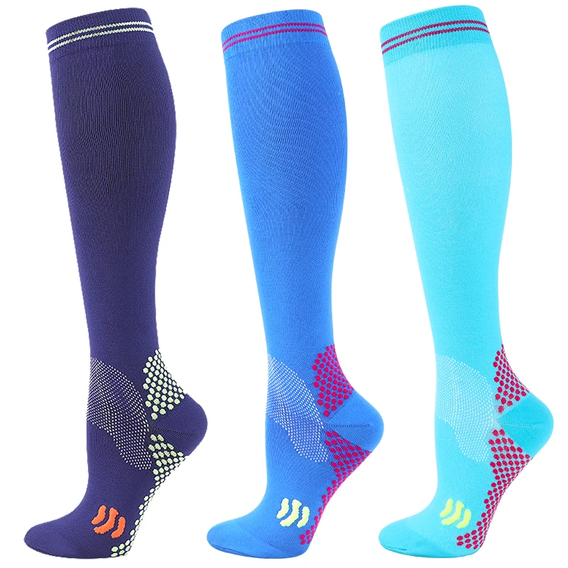 1/3 Pairs Dropship Kompression Socken Krampfadern 20-30 Mmhg Männer Frauen Socken Für Laufen Radfahren, fußball Fußball Strümpfe – Detail 13