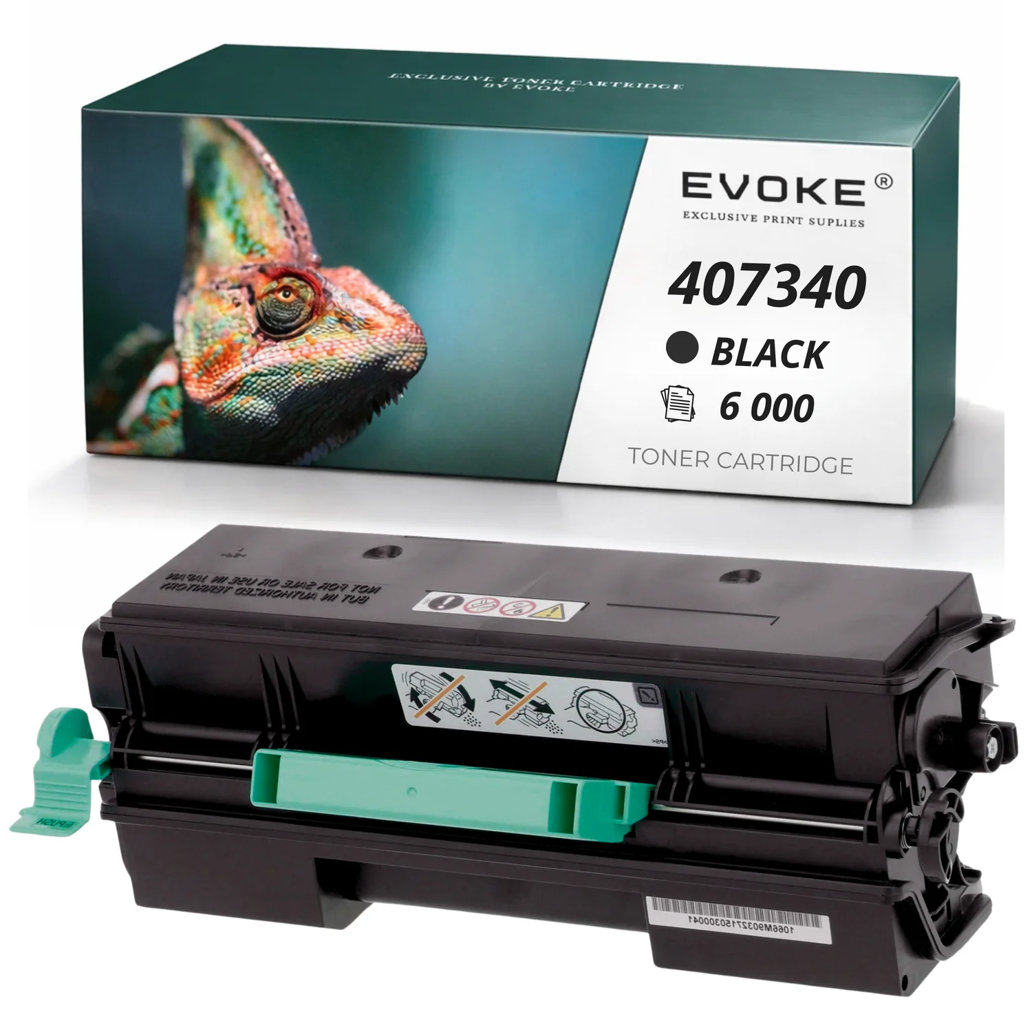 Evoke compatibele toner voor Ricoh Sp4500E/Sp3610 407340 Zwart 6000 pagina's Aficio Sp 3600/3610