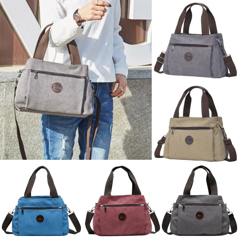 Women Bag Canvas Handbags Crossbody for Woman 2024 Big Bag Canvas Shoulder Tote Female Handbags Lady Designer Messenger Bags