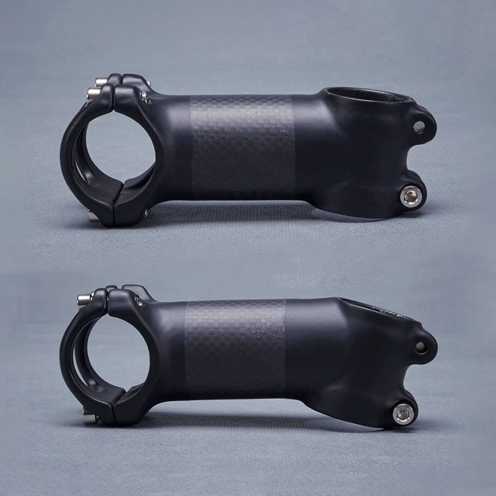 Bike Stem 31.8mm Handlebar Carbon+Aluminium Alloy Bicycle Stem 6/17 Degrees 60/70/80/90/100/110/120mm 3K Matte