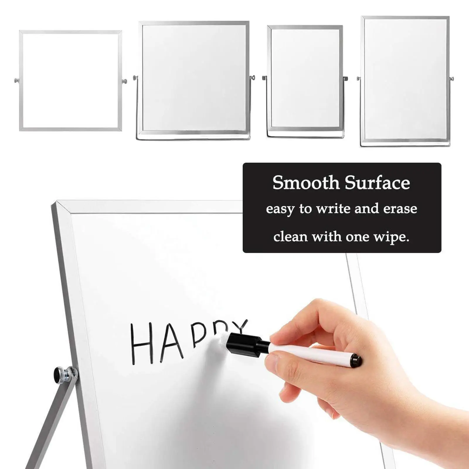 Magnetisch whiteboard Desktop Aluminium frame Memobord Herinnering Thuiskeuken