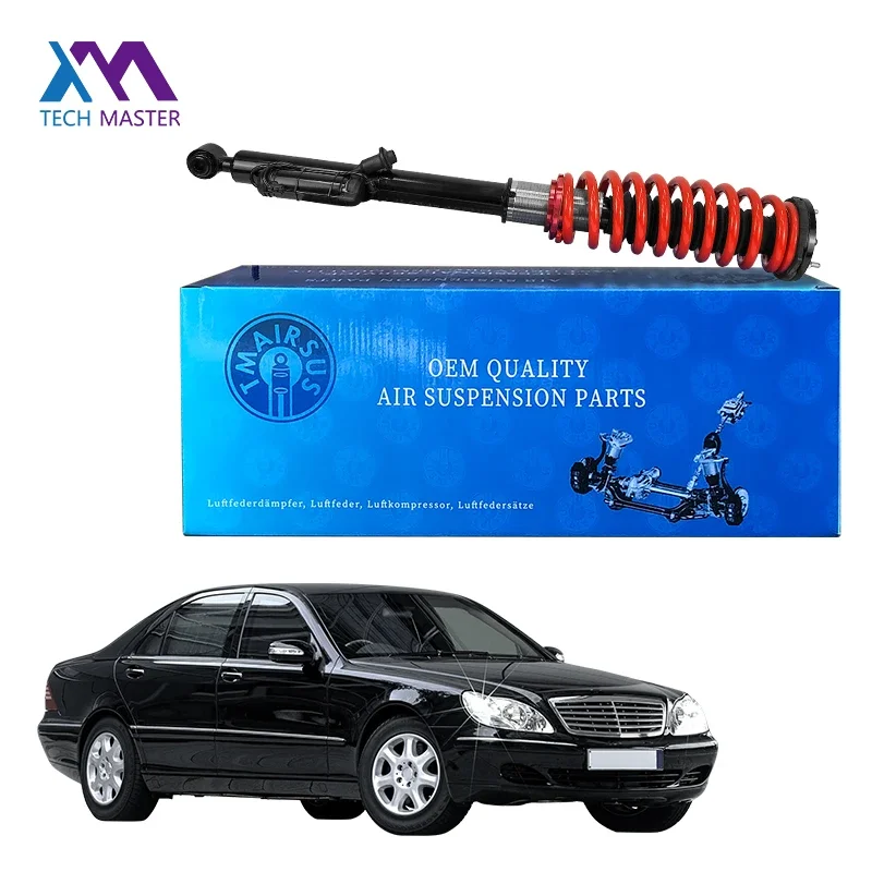 Tech Master Air Suspension Coil Spring Kit With Ads Rear Air Shock Suspension Car Air Shock Absorbers for S-Class W220