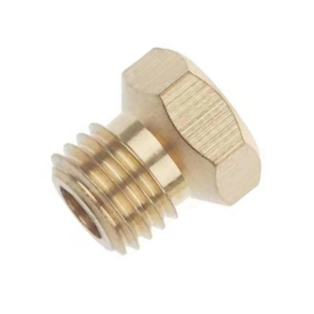 Gas Stove Brass Nozzle Kit 12PCS for Natural Gas Appliances G25 Five Burner Cooktops 0.5/0.7/0.8/0.9/0.95/1.1mm