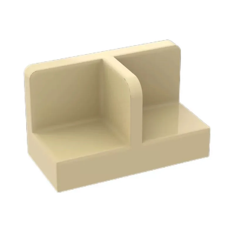 50g/102PCS 93095 Panel 1X2X1 With Round Corners Block Moc Color Compatible with Brick DIY Children's Toy Assembly