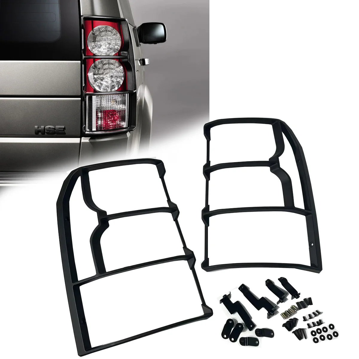 Rear Tail Light Lamp Plastic Guards For Land Rover Discovery 4 LR4 2010-2016 VPLAP0009