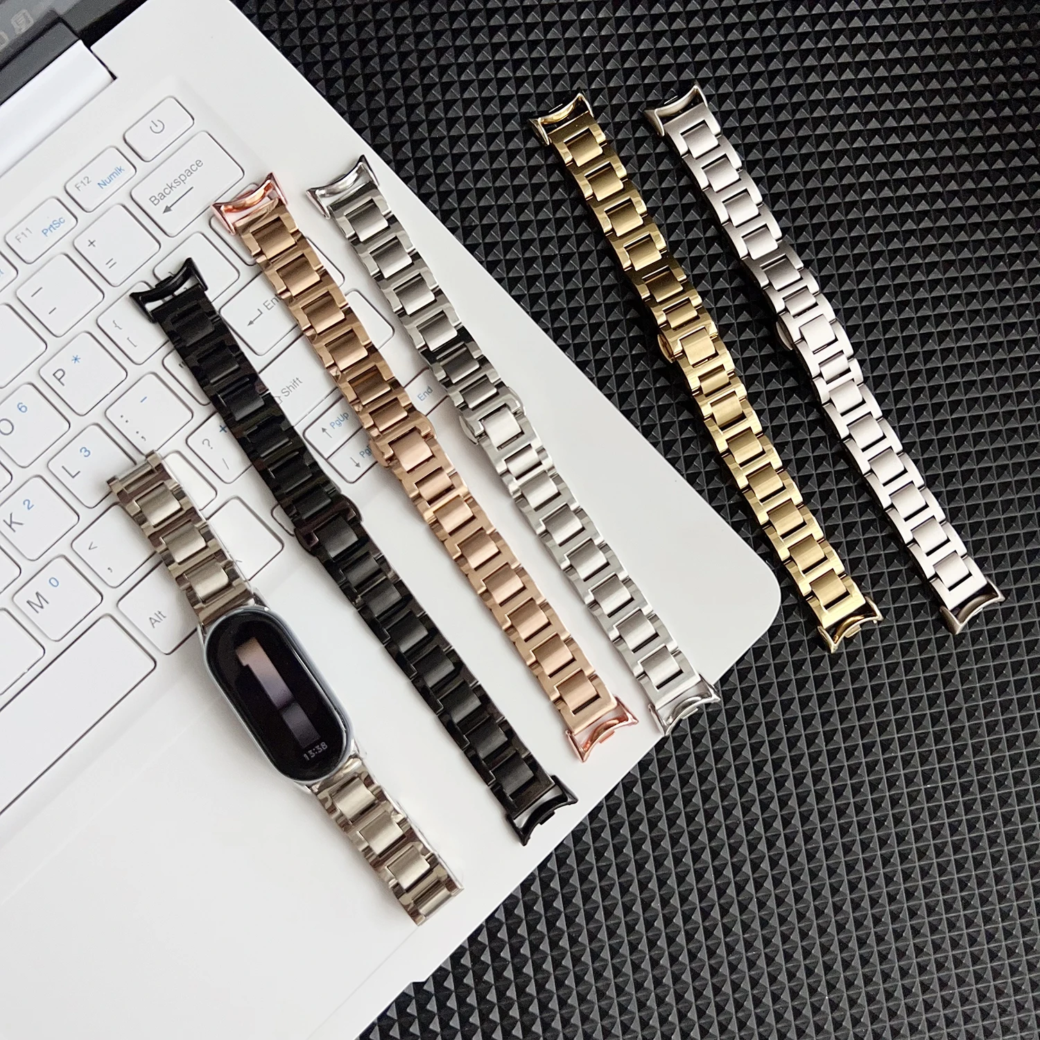 For Xiaomi wristband 8 9 8/9 Pro anti-corrosion stainless steel metal strap for Redmi watch 4 5 women's slim strap