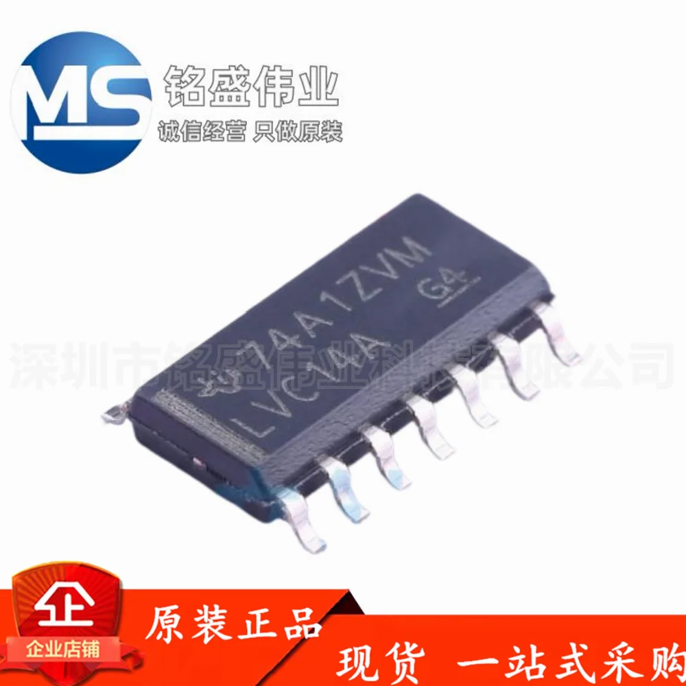 10PCS 100% new SN74LVC14ADR SN74LVC14A silk screen LVC14A SOIC-14 trigger inverter logic chip