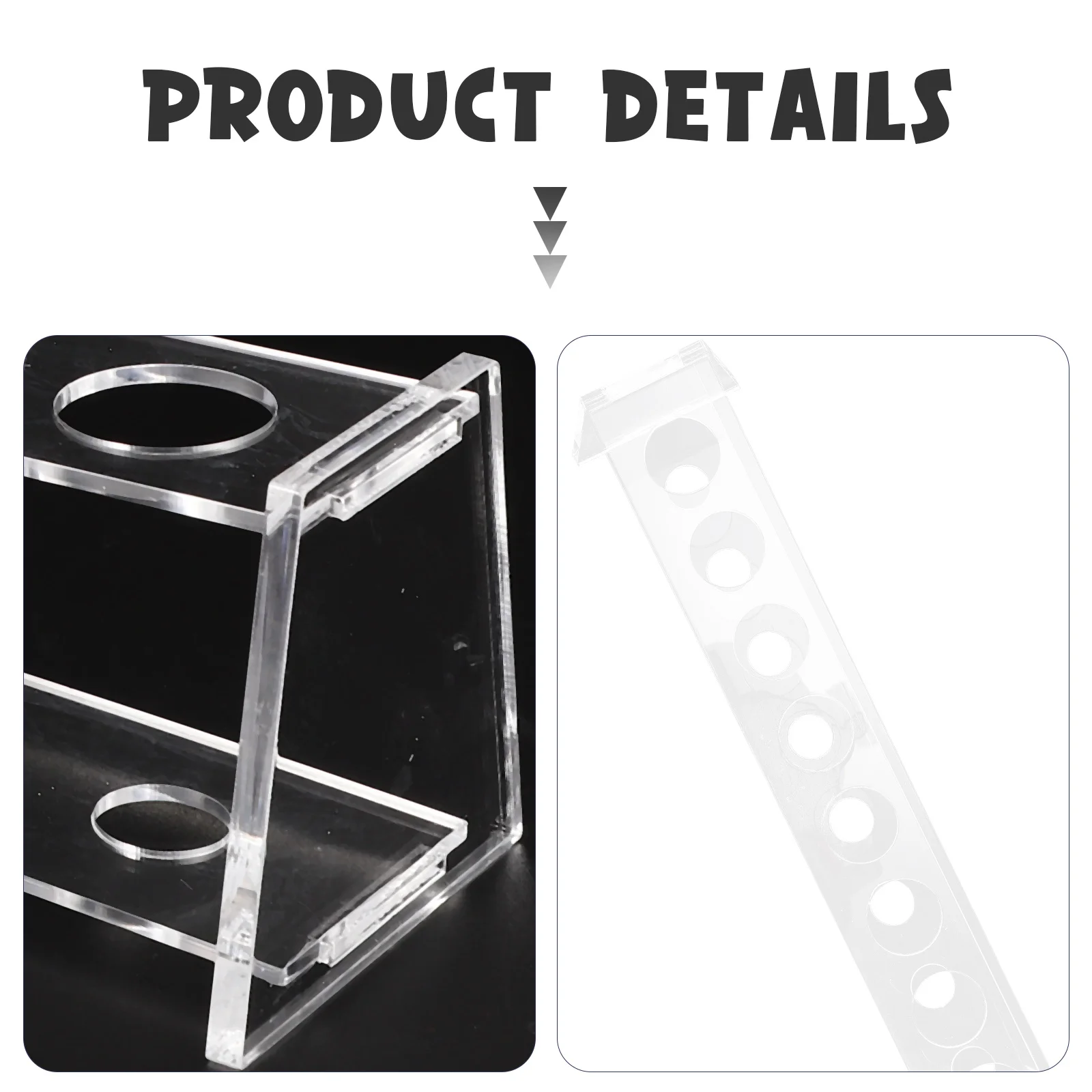 

Acrylic Test Tube Rack Transparent Multipurpose Tube Holder For Lab Science Experiments Kids Learning Tools Laboratory