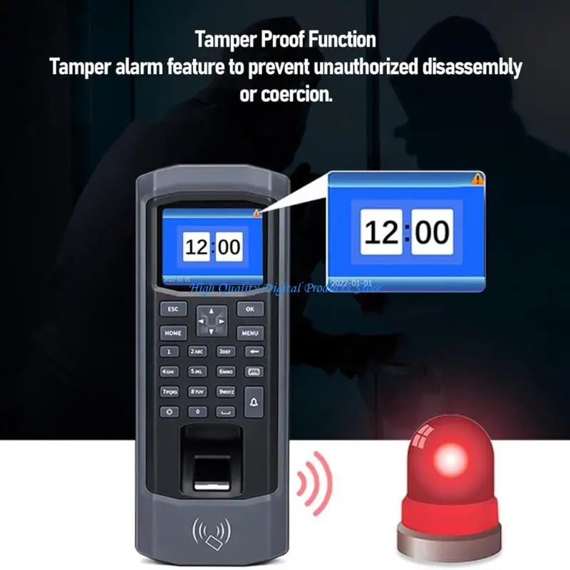 U2JE محطات الحضور متعددة اللغات نظام التحكم في الوصول بقفل مغناطيسي للمكتب #5