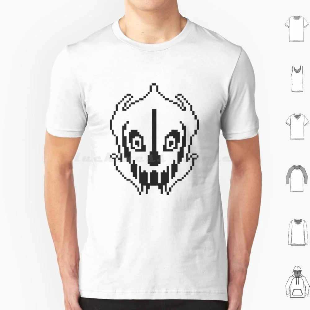 Pixel Gaster T Shirt Cotton Men Women Diy Print Underverse Gaster Sans Gaster Vinde Gaster Blaster Underverse Wallpaper Sans