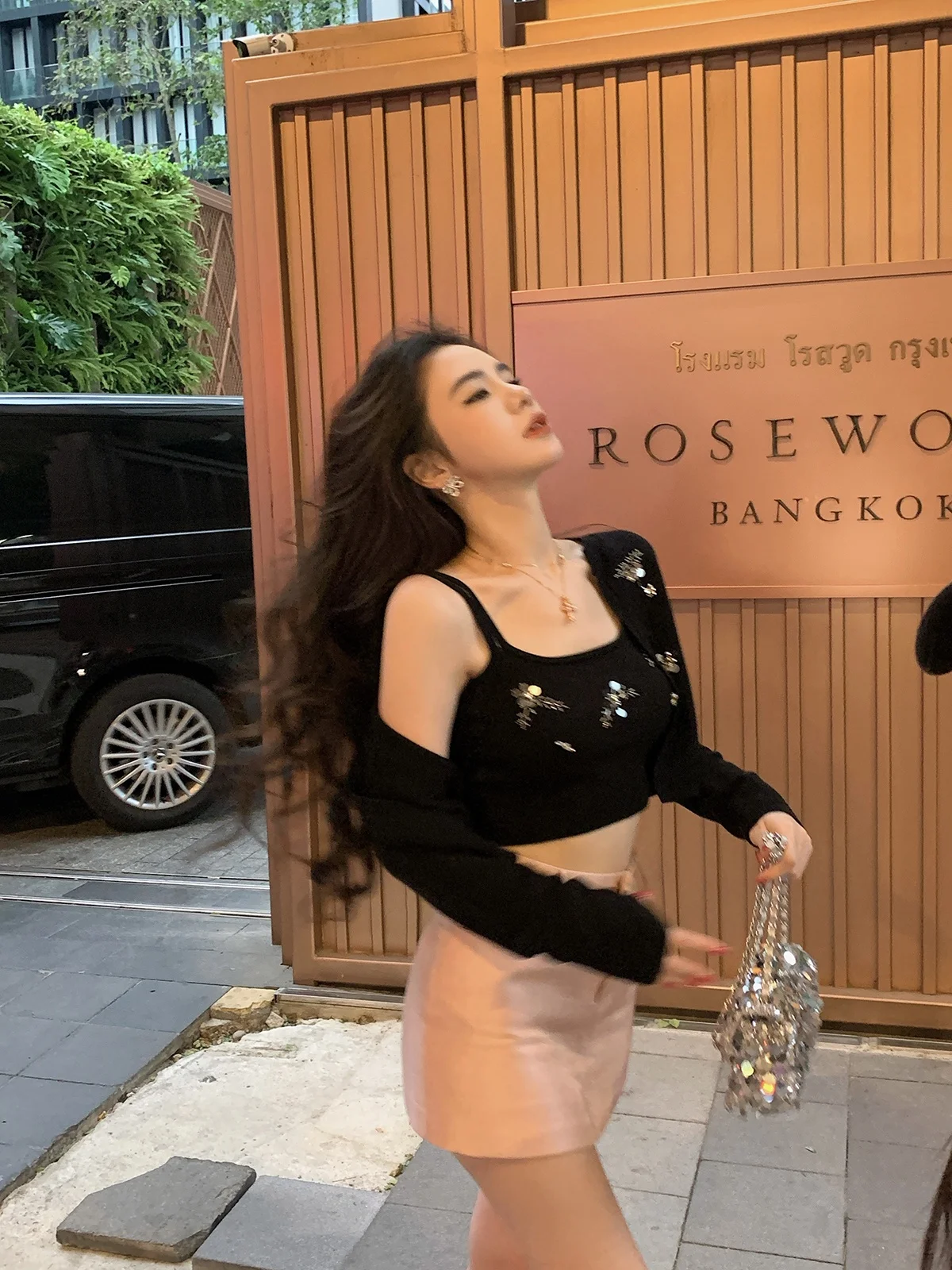 

Chili Girl Knitted ort Svel Slim Fit Long Sve ort Sle Bla Knitted Sweater for Women Spring New Arrival