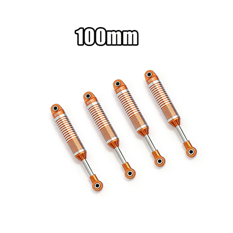 D1RC Metal D-Shock-serie oliegevulde ophangingdempers Verstelbare lengte 100 mm-120 mm voor simulatie Rock Crawler Climbing Truck