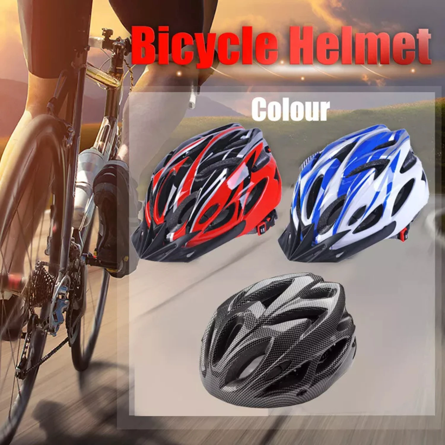 Bicycle Helmet Safety Cycling MTB Adult Mountain Road Bike Adjustable Helmet Foldable bag Camo backpack Back pack for men Sling