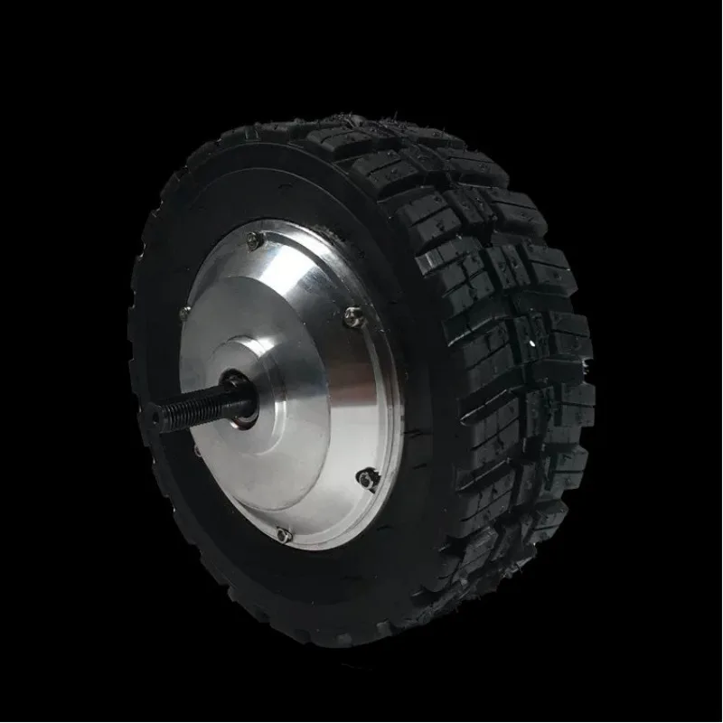 for 350W 8 Inch Brushless Hub Motor Wheel 70mm Tire High Torque  Electric Trolley