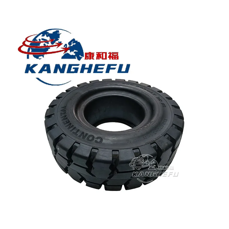 18 * 7-8 Solid Tire German Continental Solid Tire Forklift Accessories Wear Resistance Suitable for Linde Hang Fork Heli