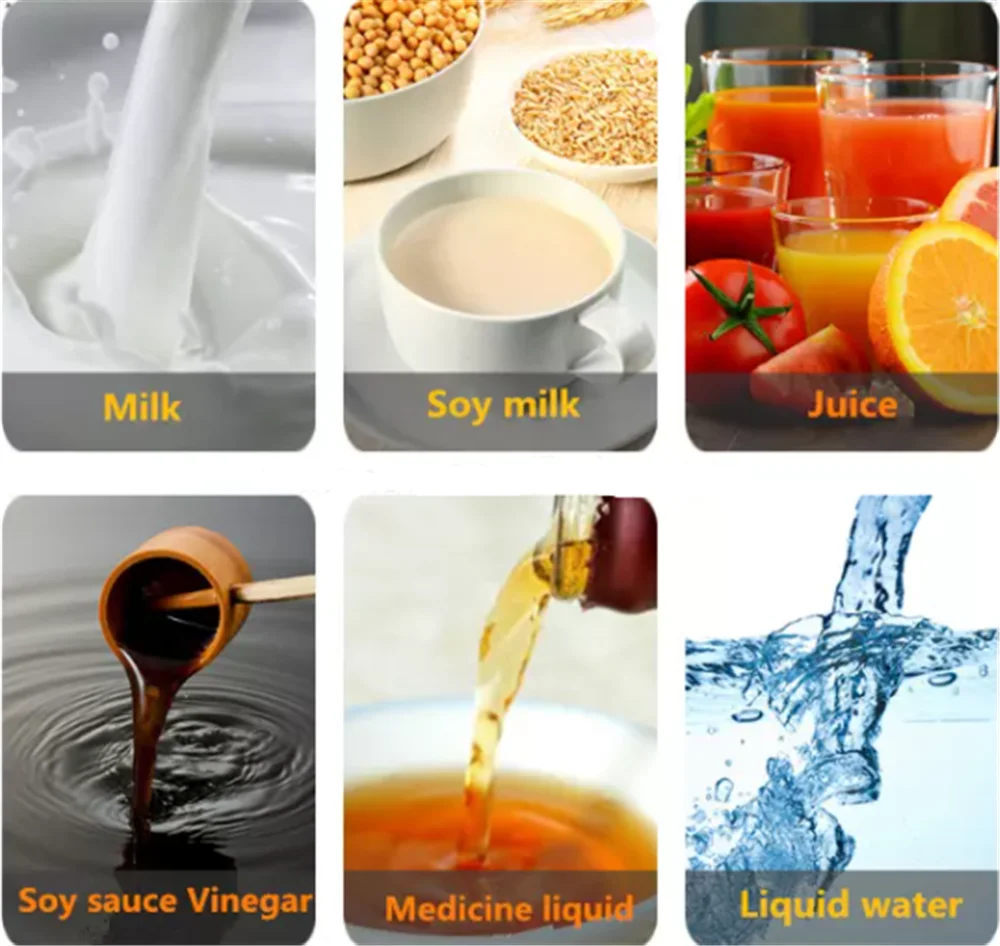 Máquina automática de envasado de llenado de yogur líquido con Alcohol, máquina envasadora de líquidos para jugo, leche, miel, chocolate, mermelada, aceite de oliva