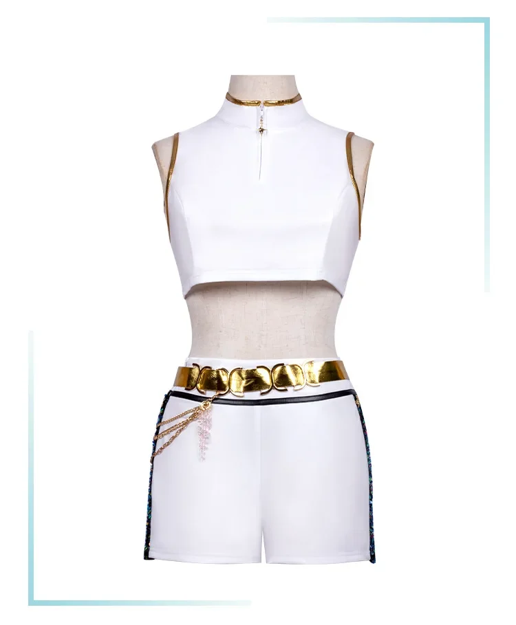 جديد أسود اللون الذهب KPop شيطان الصيادين تأثيري رومي زوي ميرا زي المرأة بدلة رائعة هالوين حفلة لعب الأدوار الزي