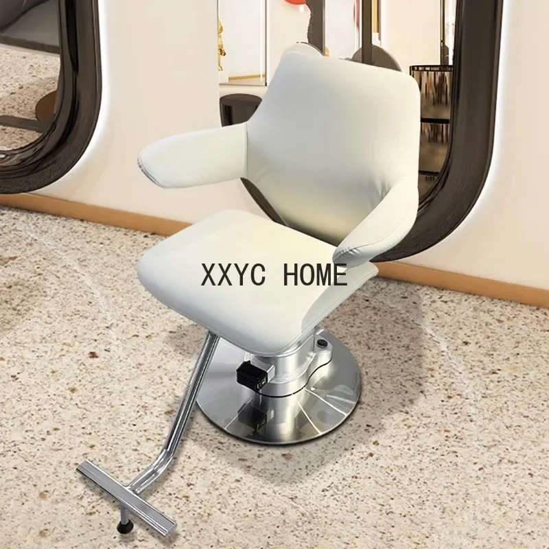 Shampoo Swivel Barber Chairs Facial Luxury Reception Ergonomic Barber Chairs Cosmetic Commercial Cadeiras  Furniture SR50BC