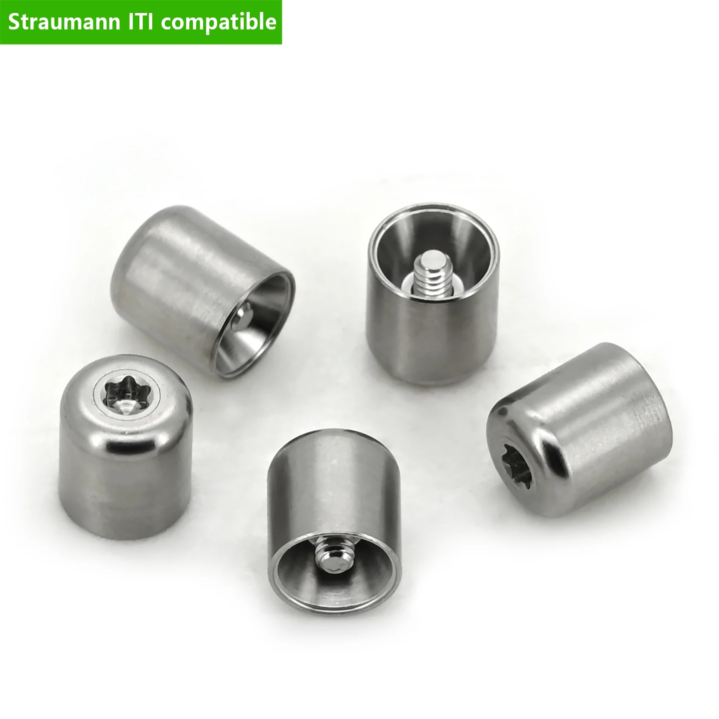 Premium Titanium Healing Cap for Straumann MUA Multi-Unit Abutment Cover Impression Coping OEM ODM Factory Direct Fast Shipping