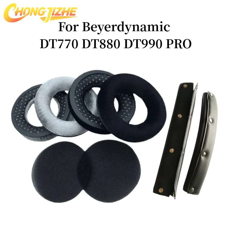 

Replacement Ear Pads for Beyerdynamic DT770 DT880 DT990 PRO Headphone, Headband Protective Cover