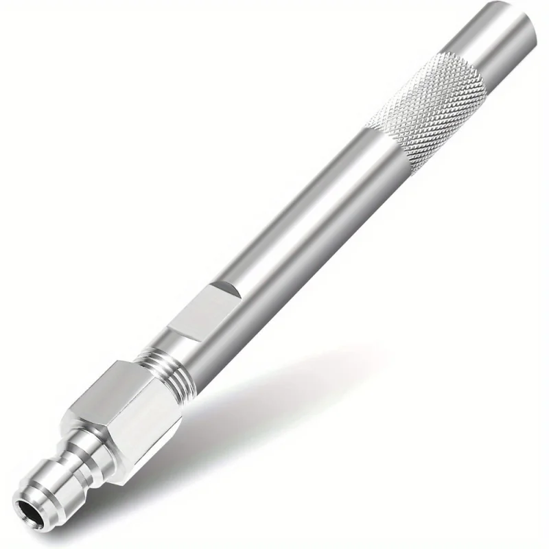 High-Pressure Washer Nozzle - 1/4'' Quick Connect, Stainless Steel, Adjustable 3.0 Orifice, 360° Swivel for 1000-6000 PSI