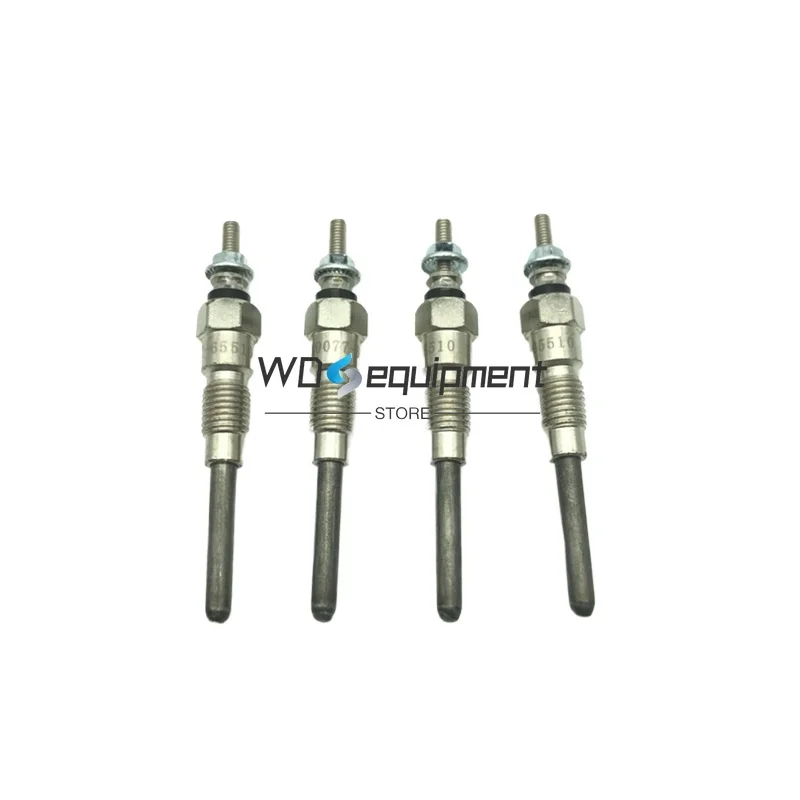 4pcs Glow Plug 19077-65512 For Kubota V2203 V2003 V2403 V1903 D1803 D1703 D1503 D1403 Engine 19077-65513 19077-65510 19077-65511