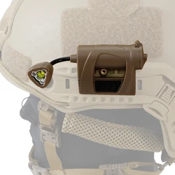 luz táctica para casco LED 3 modos nocturna caza ciclismo pesca