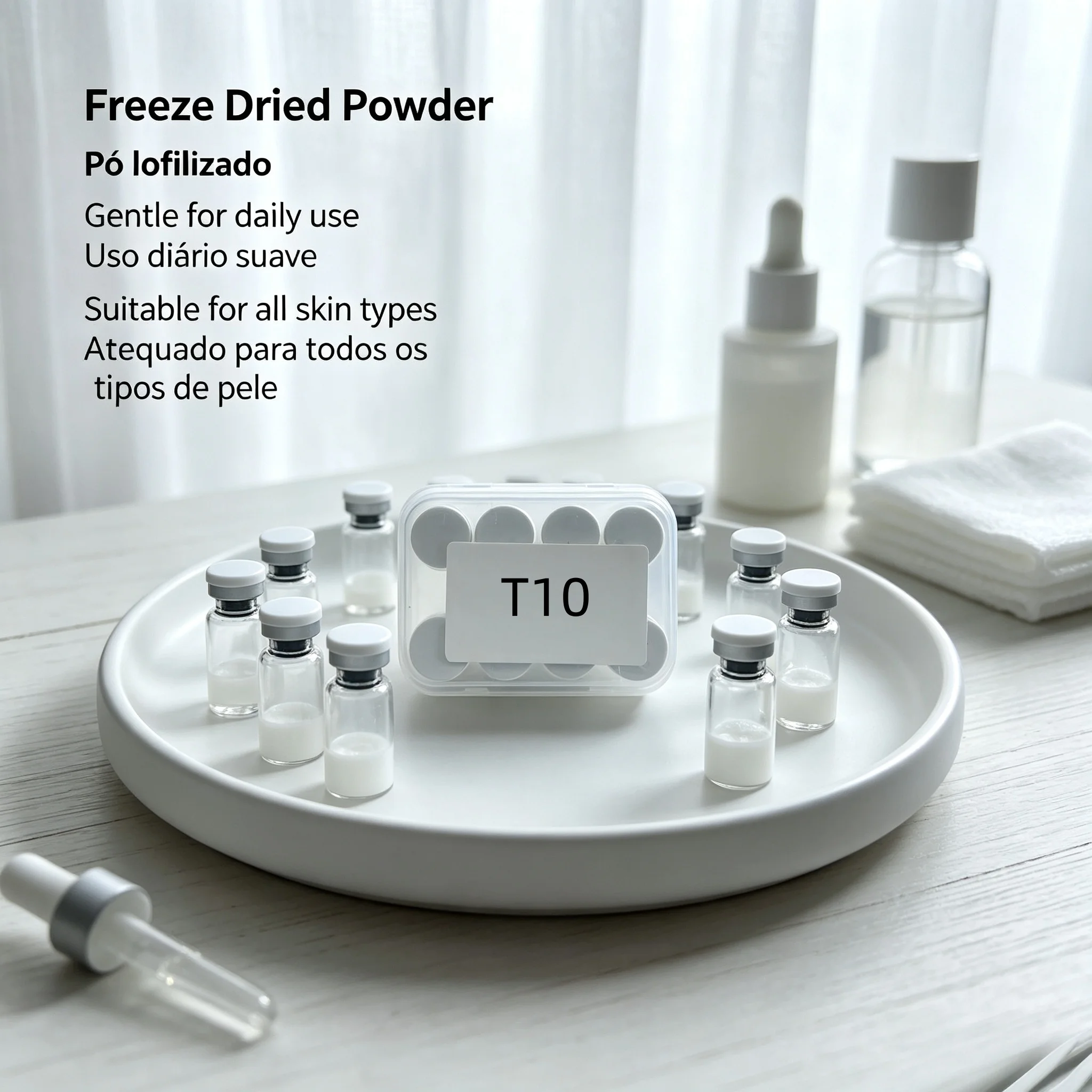 High-Quality  Freeze-Dried Powder, Repairs Skin Damage (Random Cap Colors, Production Date Subject to Actual Goods)