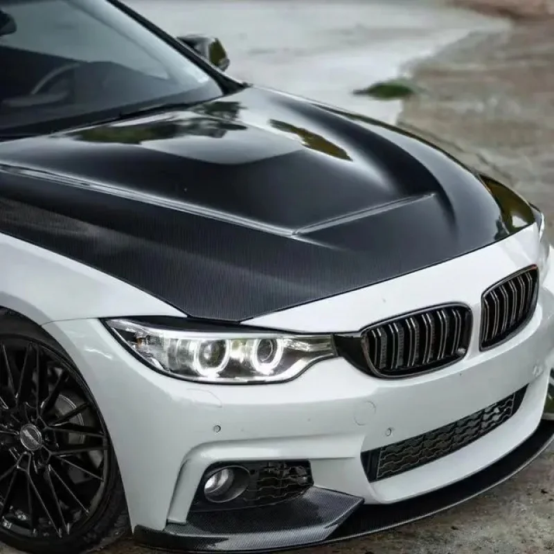 Hot selling  car parts body kit honeycomb carbon fiber engine hood for  F30 335i 340i 3 Series F32 F33 F36 F34 4 Series F31